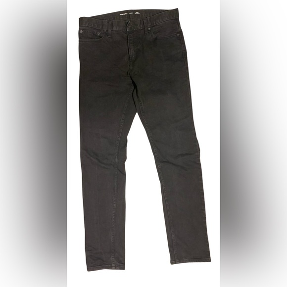 Old Navy Men’s Black Slim (Built-In Flex) Denim Jeans - Size: 34x34 - Picture 3 of 4